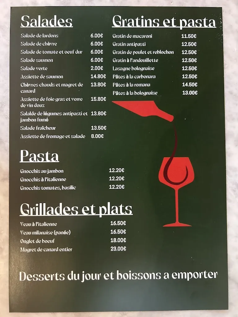 Menu_La Campana_Bressuire_image_1