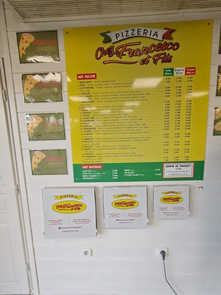 Menu_Pizza chez francesco et fils_Aoste_image_2