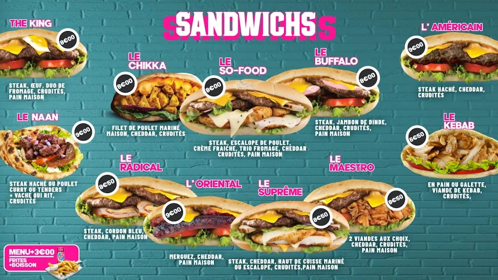 Menu_Sofood - Kebab, Tacos & Fast Food - Bressuire_Bressuire_image_2