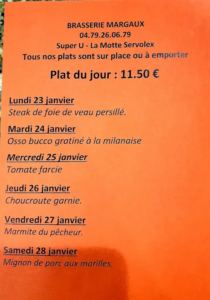 Menu_BRASSERIE CAFE MARGAUX_Motte-Servolex_image_2