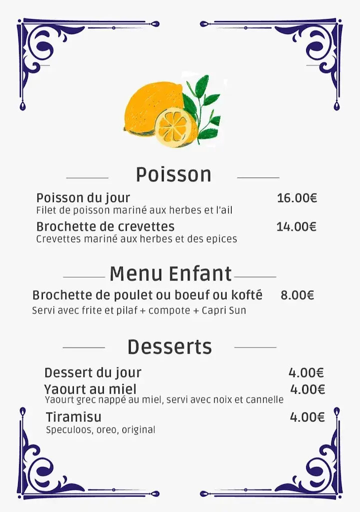 Menu_L'AGORA Restaurant & Grill_Rochefort_image_4