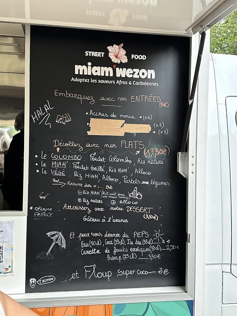 Menü_Miam'Wezon Food truck Africain Antillais_Breuillet_Bild_3