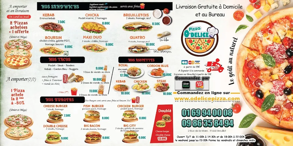 Menu_O Délice Pizza_Breuillet_image_4