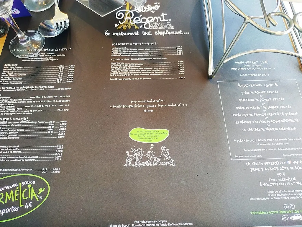 Menu_Bistro Régent Avrainville_Avrainville_image_4
