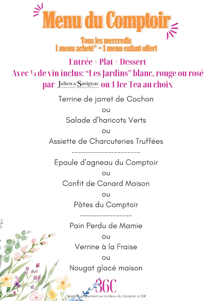 Menu_Le Comptoir Saint Sernin_Brive-la-Gaillarde_image_3