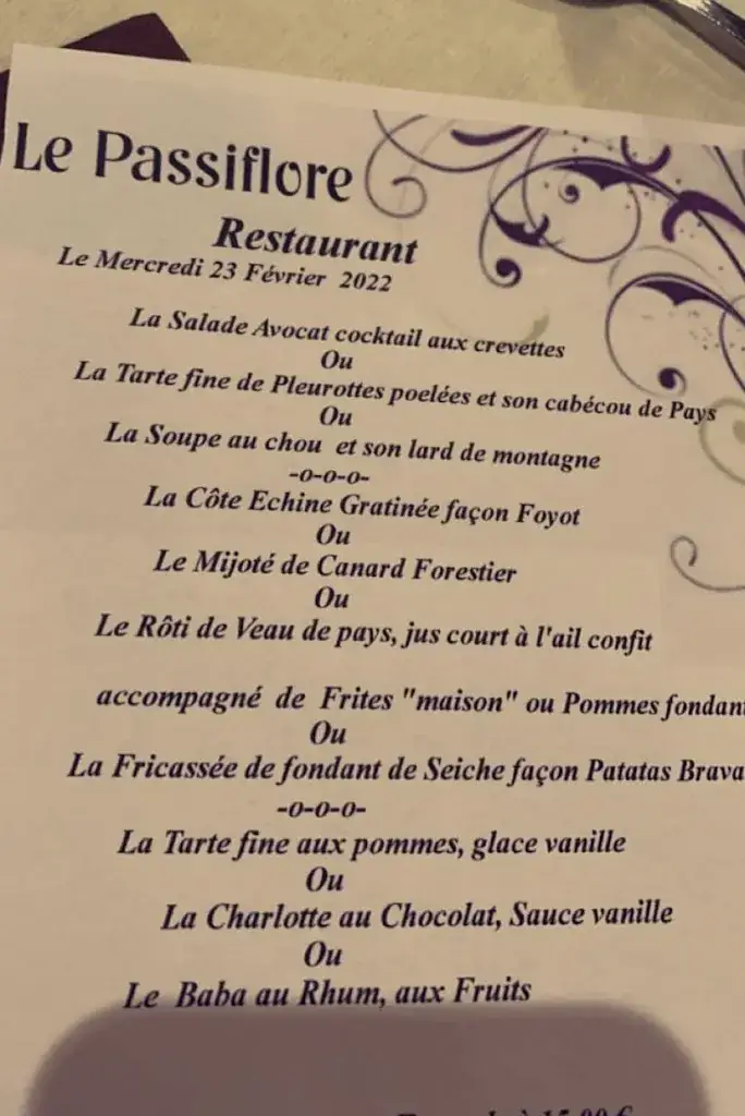 Menu_Le Passiflore_Brive-la-Gaillarde_imagen_3