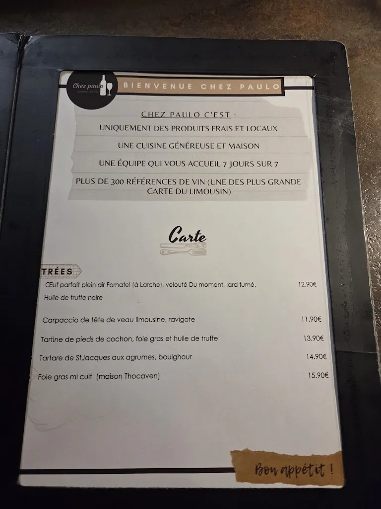 Menu_Chez Paulo_Brive-la-Gaillarde_image_4