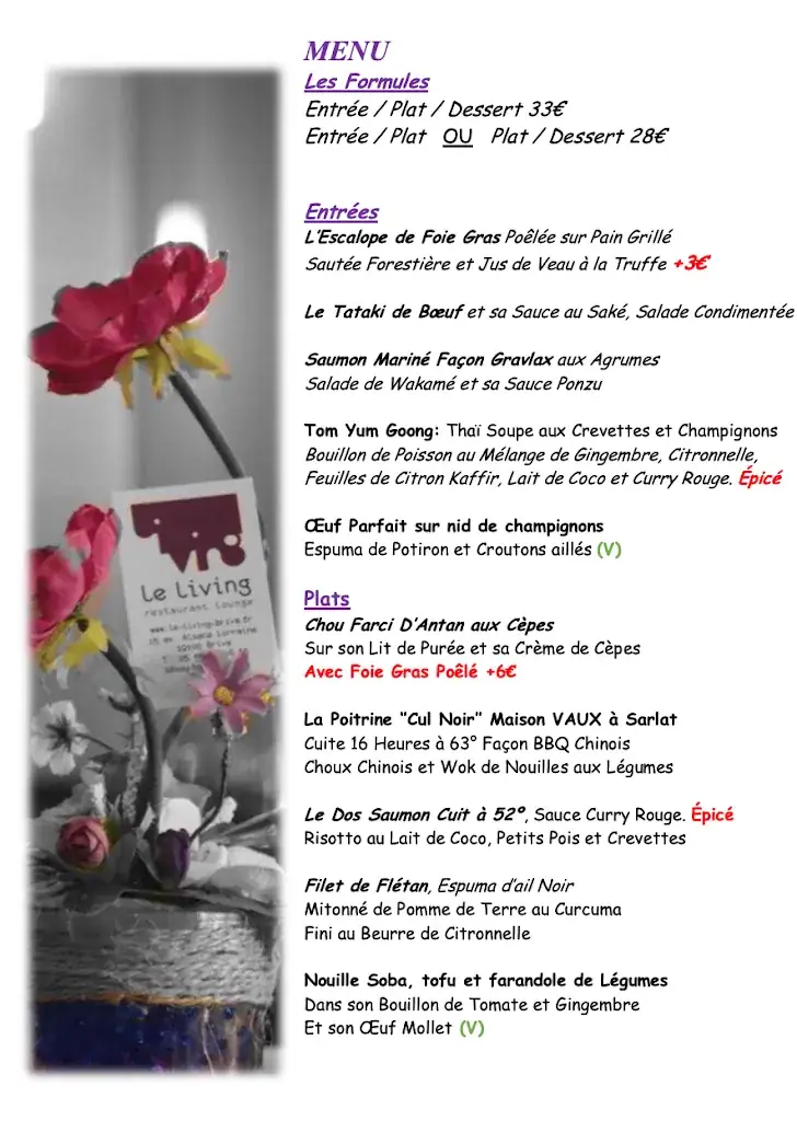 Menu_Le Living_Brive-la-Gaillarde_image_3
