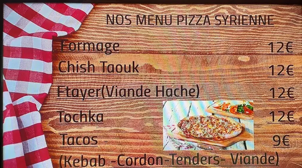 Menu_Restaurant damas_Brive-la-Gaillarde_image_1