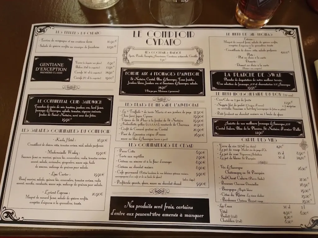 Menu_Le comptoir Cyrano_Bourboule_image_3