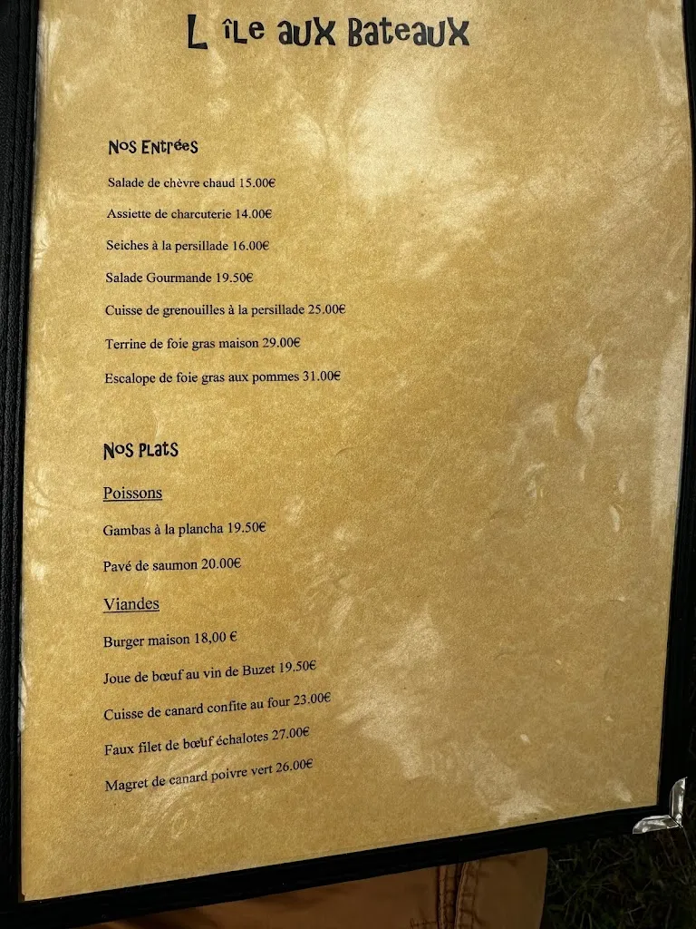 Menu_L'Île aux bateaux_Buzet-sur-Baïse_image_2