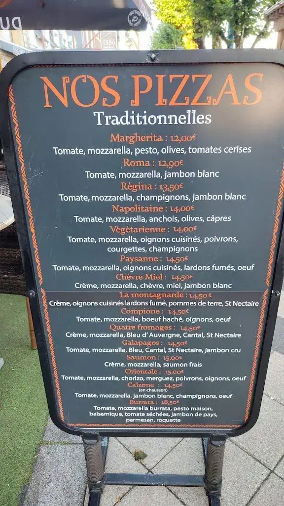 Menü_Le Galapagos_Bourboule_Bild_1