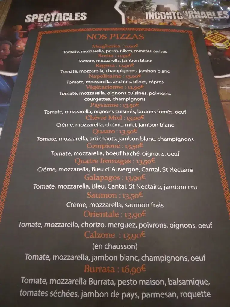 Menü_Le Galapagos_Bourboule_Bild_2