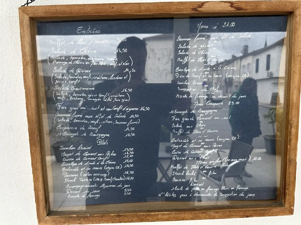 Menu_Restaurant l'Escapade Damazanaise_Damazan_image_1