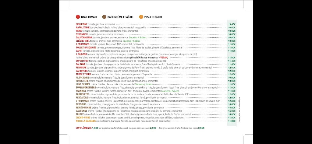 Menu_DELICES PIZZAS_Buzet-sur-Baïse_image_1