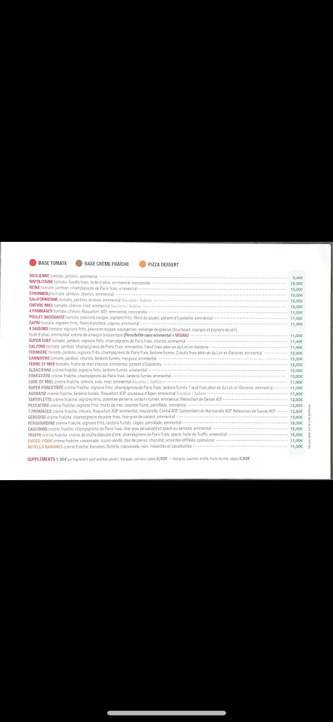 Menu_DELICES PIZZAS_Buzet-sur-Baïse_image_2