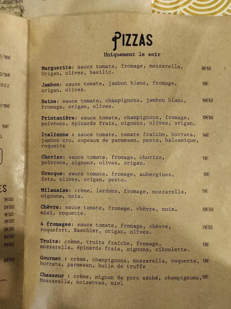 Menu_Restaurant du lac de Cancon_Cancon_image_4