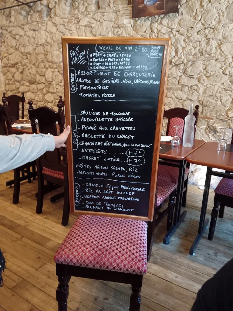 Menu_The gourmet chalet_Bernos-Beaulac_image_1