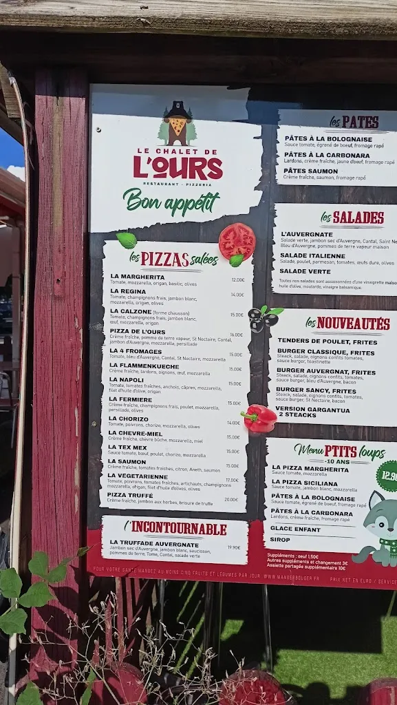 Menu_Le Chalet de l'Ours_Bourboule_image_3