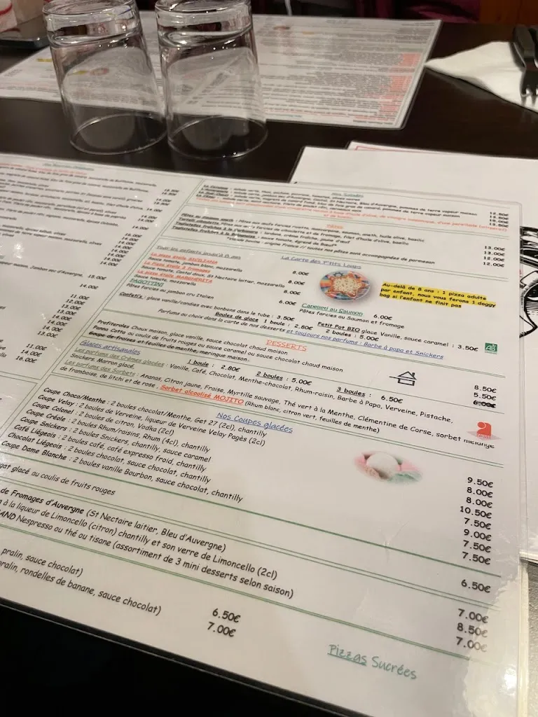 Menu_Le Chalet de l'Ours_Bourboule_image_4