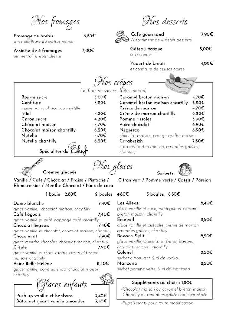 Café des allées Restaurant in Cambo-les-Bains