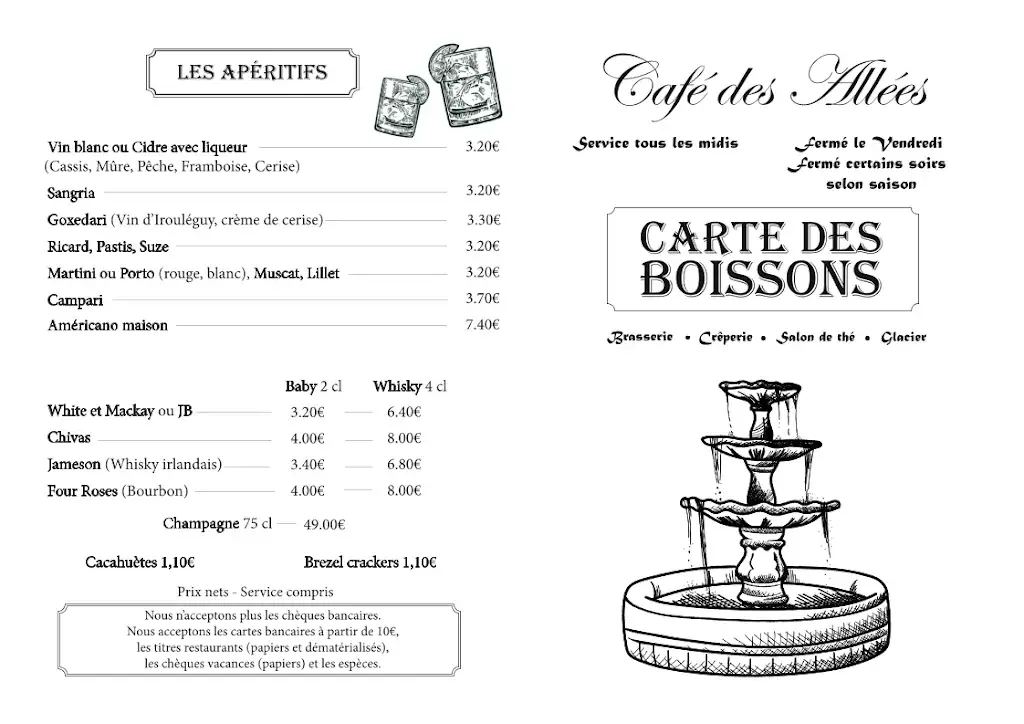Menu_Café des allées_Cambo-les-Bains_immagine_3