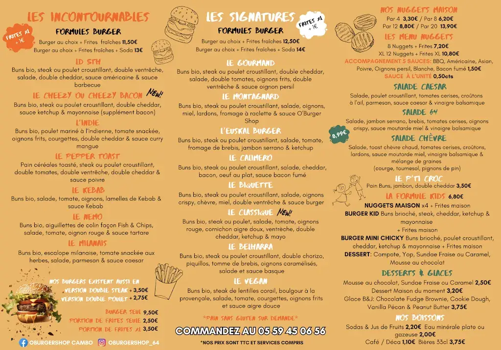 Menu_O’Burger Shop_Cambo-les-Bains_image_1