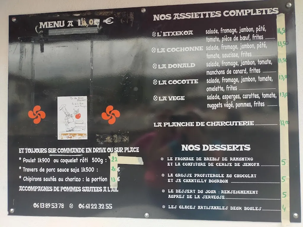 Menu_Restaurant Etchepare_Itxassou_image_1