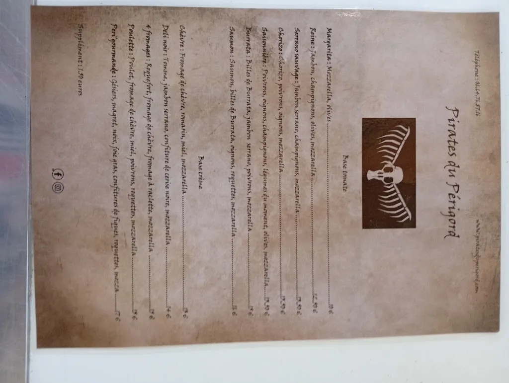 Menu_Pirates du Périgord_Carsac-Aillac_image_1