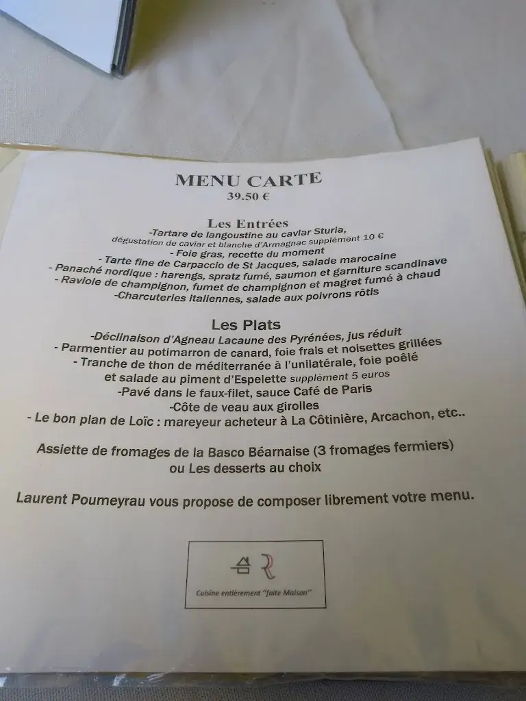 Menu_Les Chais d'Haussmann_Cestas_image_2