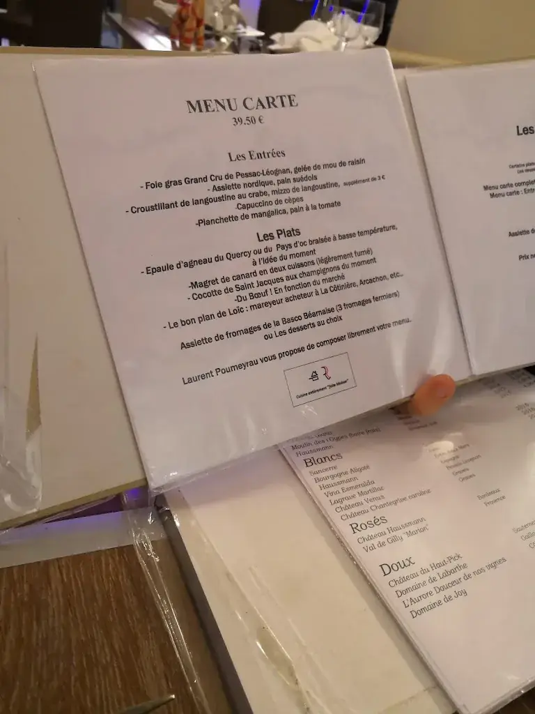 Menu_Les Chais d'Haussmann_Cestas_image_3