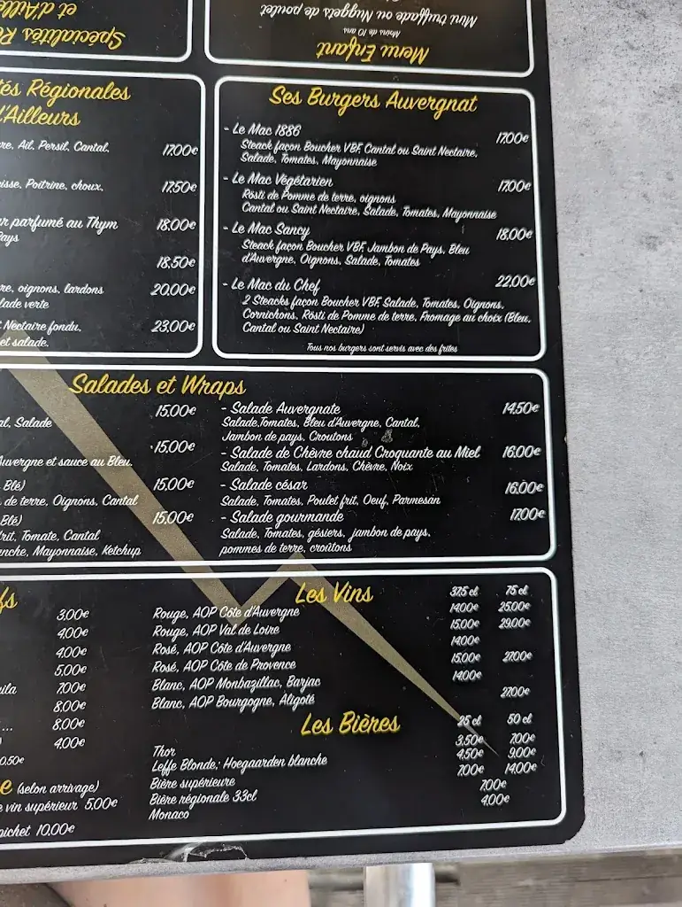 Menu_Le Mistral_Bourboule_image_1