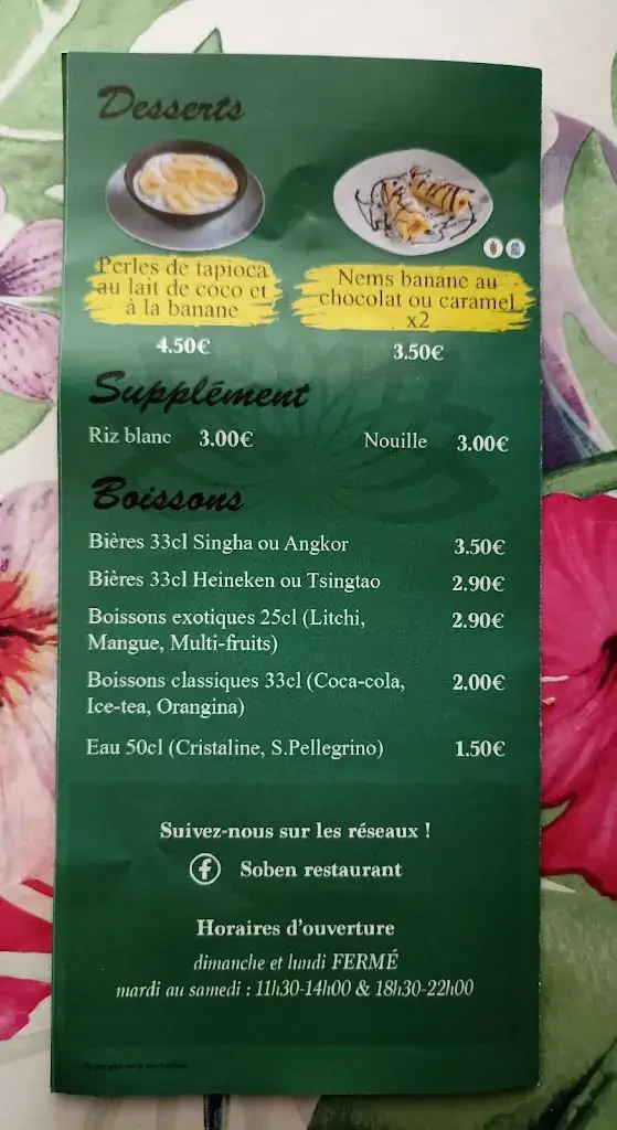Menu_Soben restaurant_Cestas_image_4