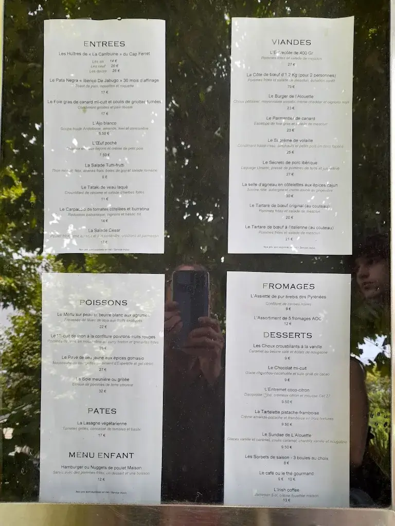 Menu_Bistrot de l'Alouette_Pessac_image_4