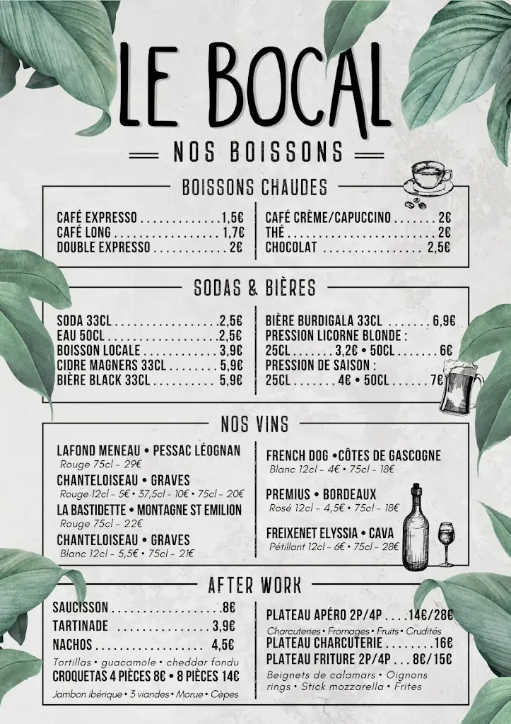 Menu_Le Bocal_Gradignan_image_1