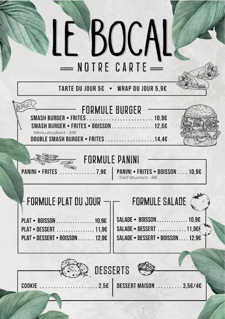 Menu_Le Bocal_Gradignan_image_2