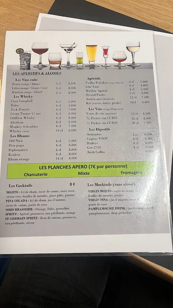 Menu_La Brasserie - Carcans_Carcans_image_1