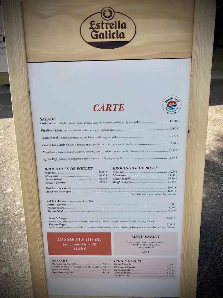 Menu_Beach Grill_Carcans_immagine_1