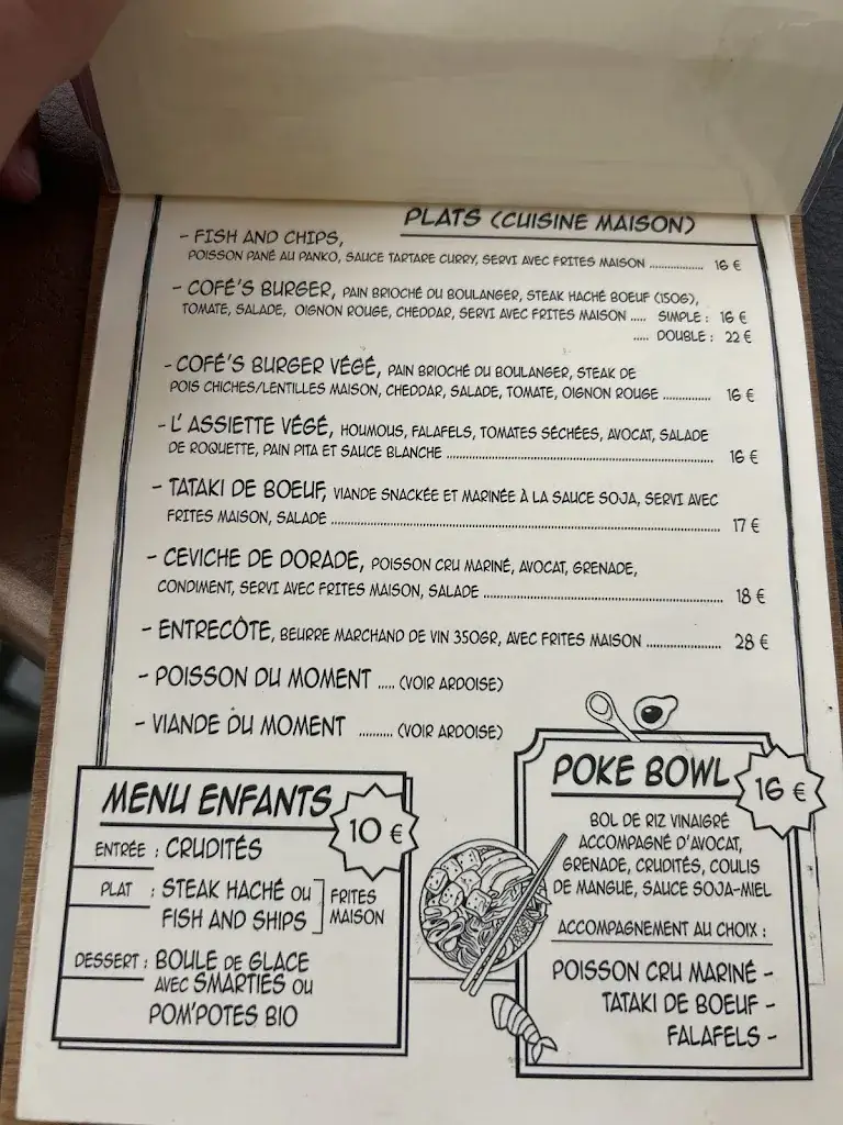 Menu_Le Cofé Maubuisson_Carcans_image_1