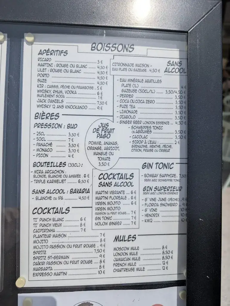 Menu_Le Cofé Maubuisson_Carcans_image_3