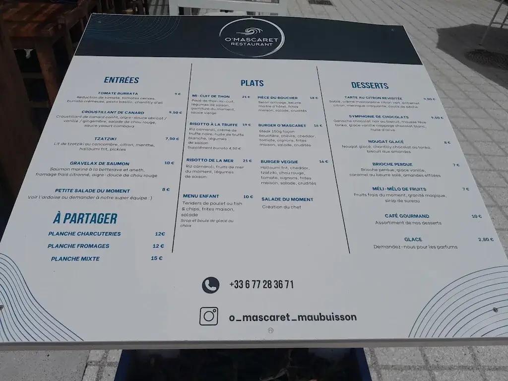 Menu_Le Mascaret_Carcans_image_3