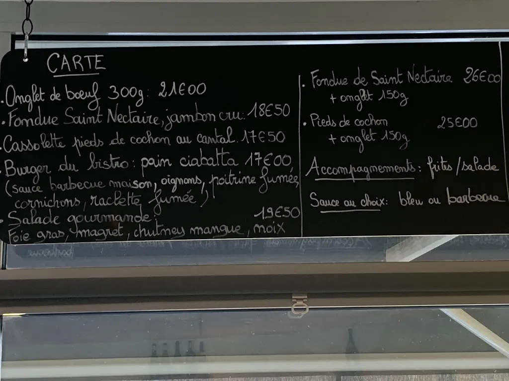 Menu_Le Bistro de Bacchus_Roche-Blanche_image_1