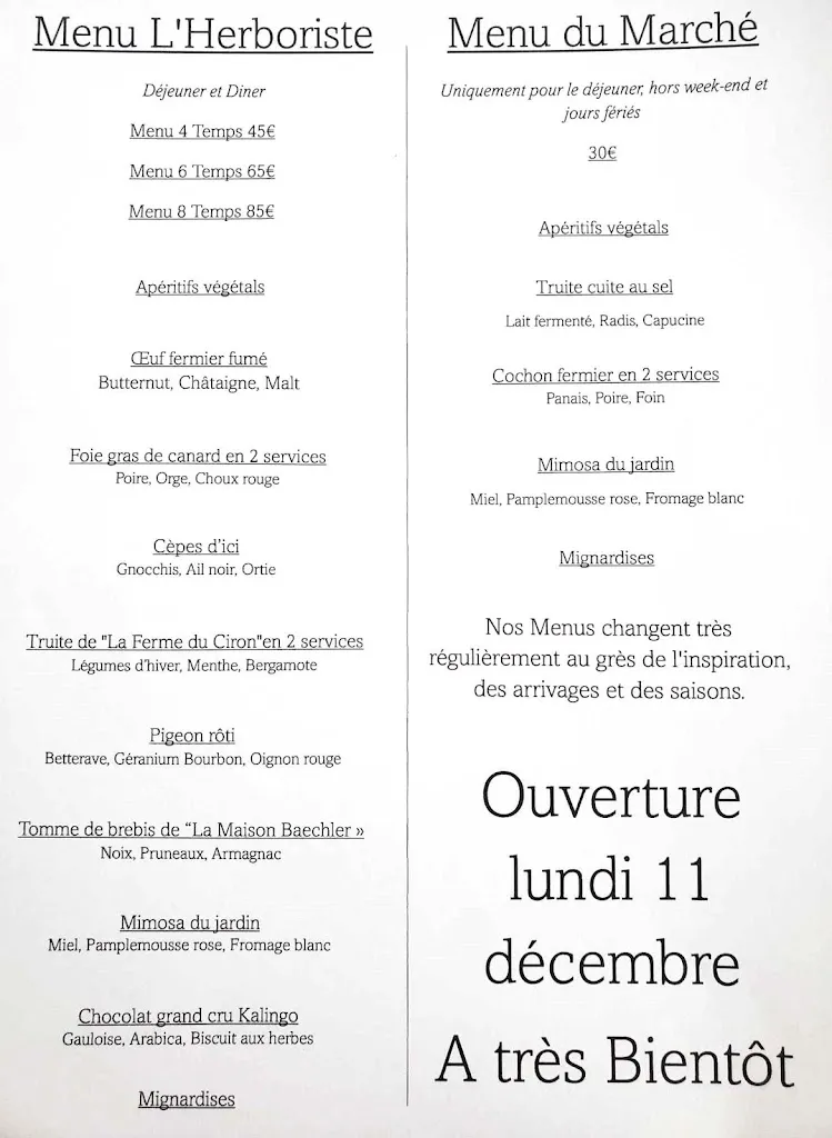 Menu_Restaurant L'Herboriste_Castelmoron-sur-Lot_image_1