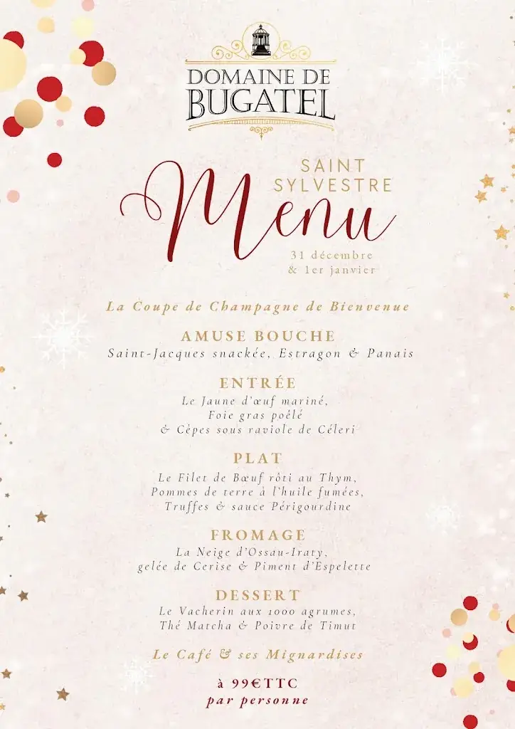 Menu_Domaine de Bugatel _Sainte-Livrade-sur-Lot_image_2