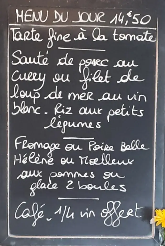 Menu_Relais Des Bastides_Saint-Pastour_image_2