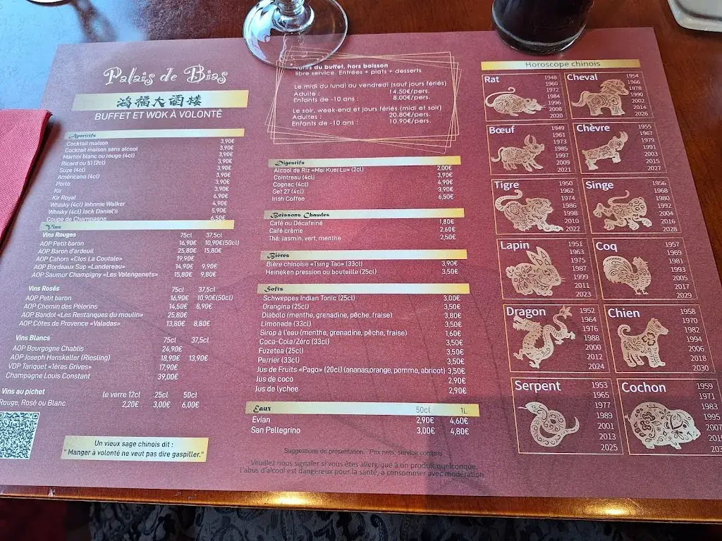 Menu_Palais De Bias_Bias_image_2