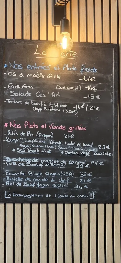 Menü_Le Viand'Art restaurant_Terrasse_Bild_4