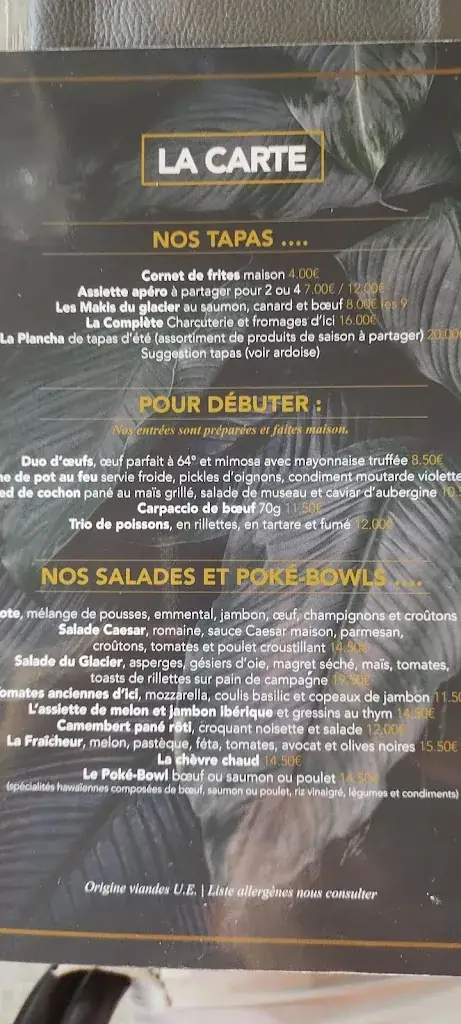 Menu_Bistro Le Glacier_Villeneuve-sur-Lot_image_3