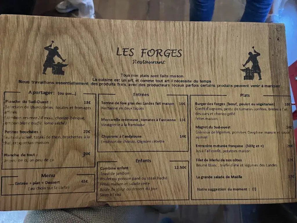 Menu_Les Forges_Castets_image_3