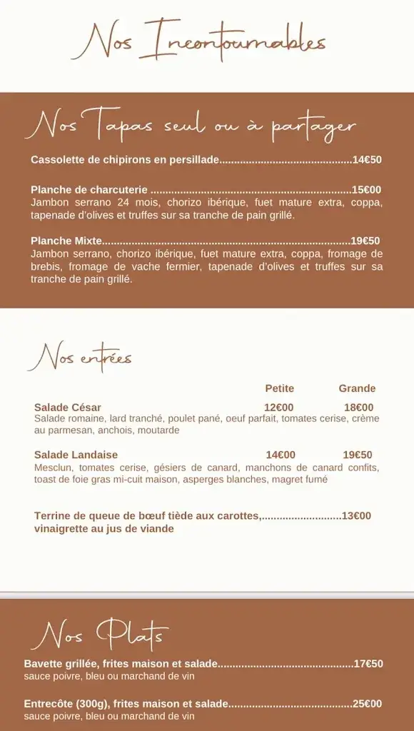 Menu_RESTAURANT LA TCHANKA_Castets_image_4
